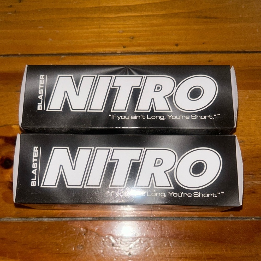 Nitro Blaster 2 Packs Of 3 White Nitro Golf Balls 6 Balls Total
